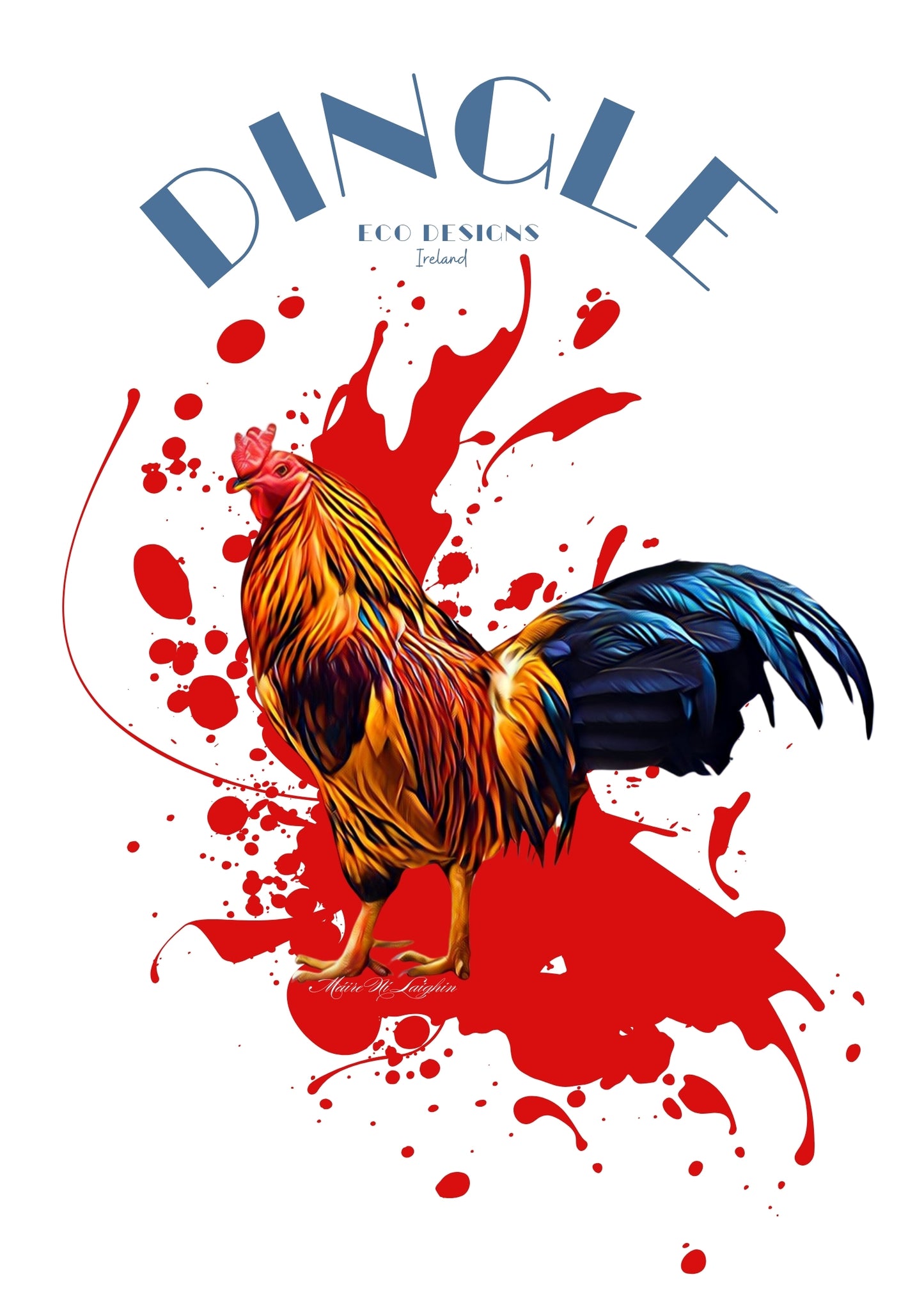 Introducing our Abstract Rooster Poster—a splash of color to brighten your walls! 🌈
Proudly designed in Dingle, this piece captures the energy of the Wild Atlantic Way. 🌊✨ Perfect for art lovers, rooster fans, or anyone looking to add a pop of personality to their space.
🌟 Made sustainably with care 🌍
Add some Irish charm to your collection today!