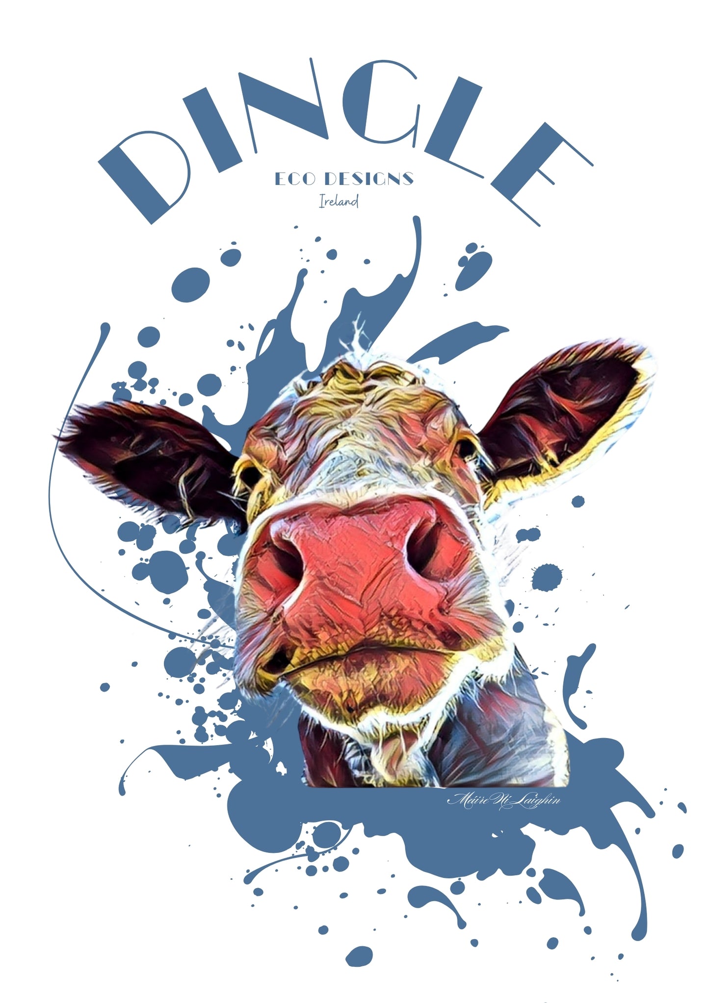 Dingle Cow - Poster