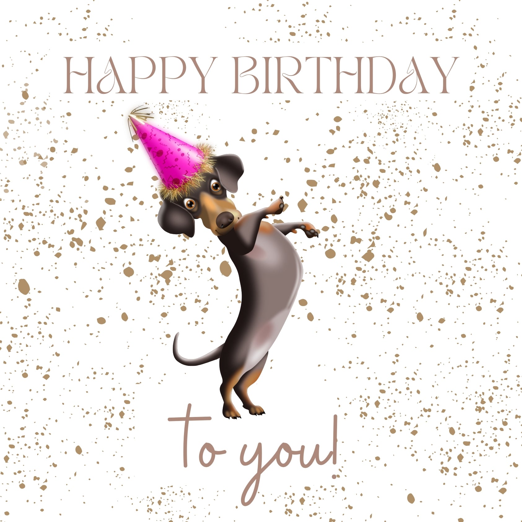 Dancing Dachshund Birthday Card – Eco-Friendly Fun

Celebrate in style with this adorable "Happy Birthday" card featuring a dancing Dachshund in a festive party hat!

🎉 Charming Design: Perfect for dog lovers, adding playful joy to any birthday.
♻️ Eco-Friendly: Made from recycled materials with care for the planet.
🇮🇪 Locally Crafted: Designed on the Dingle Peninsula, blending charm with sustainability.

Spread smiles and keep it green with this delightful birthday card!